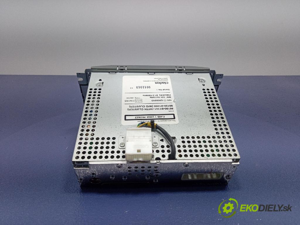 Daihatsu Sirion 2008 Radio I Navigácia: 86180-B1161