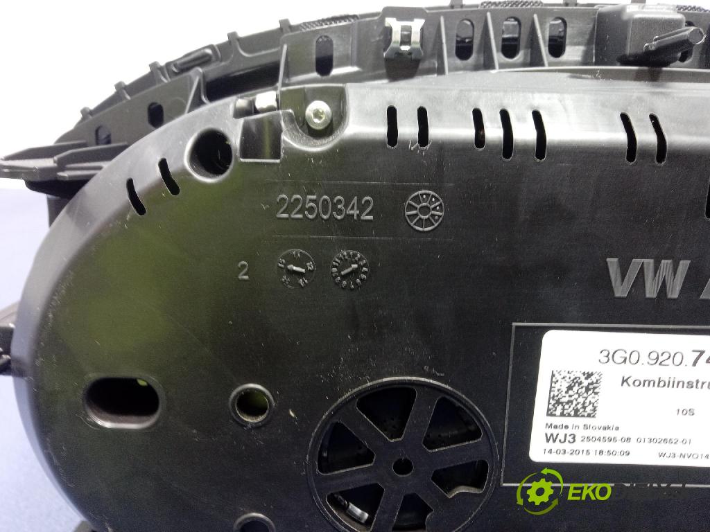 Vw Passat 2015 prístrojovka/ budíky 3G0920741