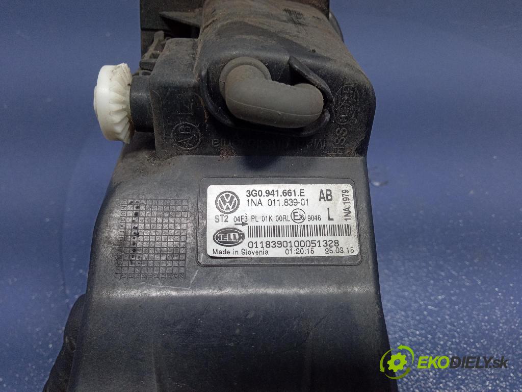 Vw Passat 2015 Halogen Vľavo: 3G0941661E