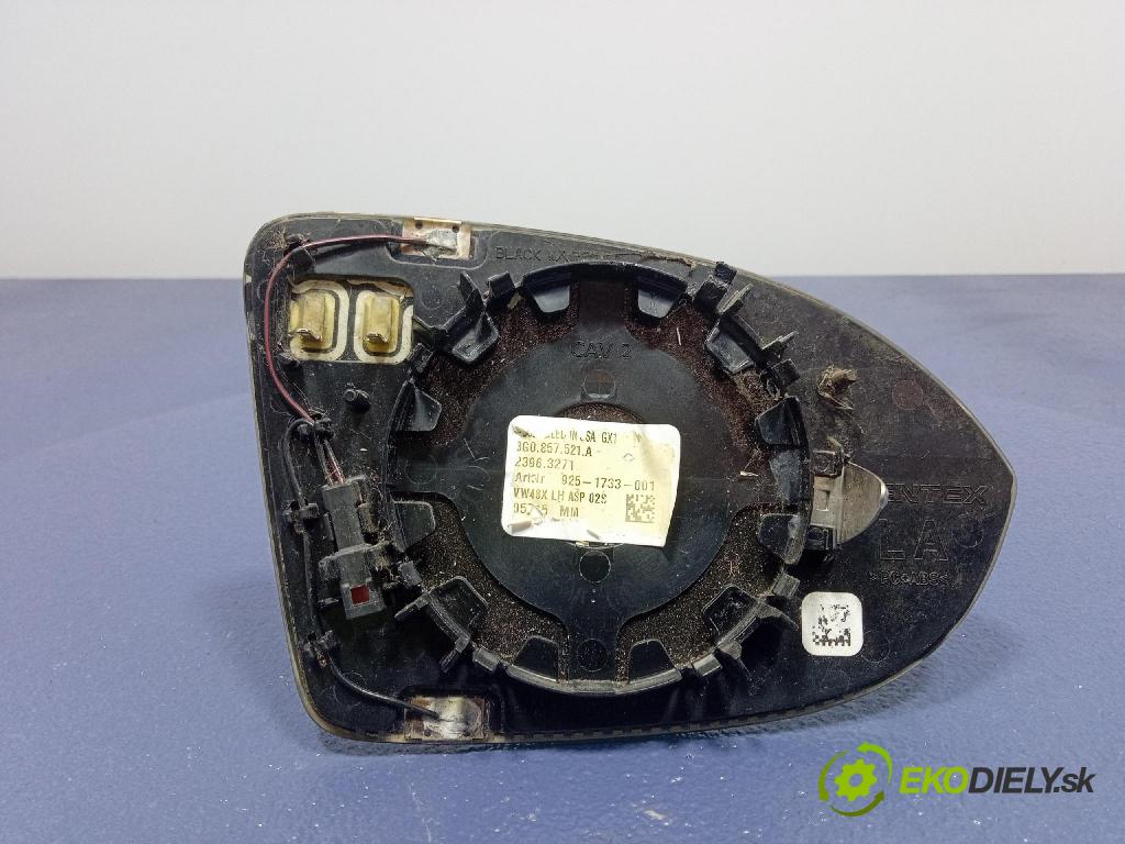 Vw Passat 2015 zpětné zrcátko Vlevo, odjet: 8G0857521A
