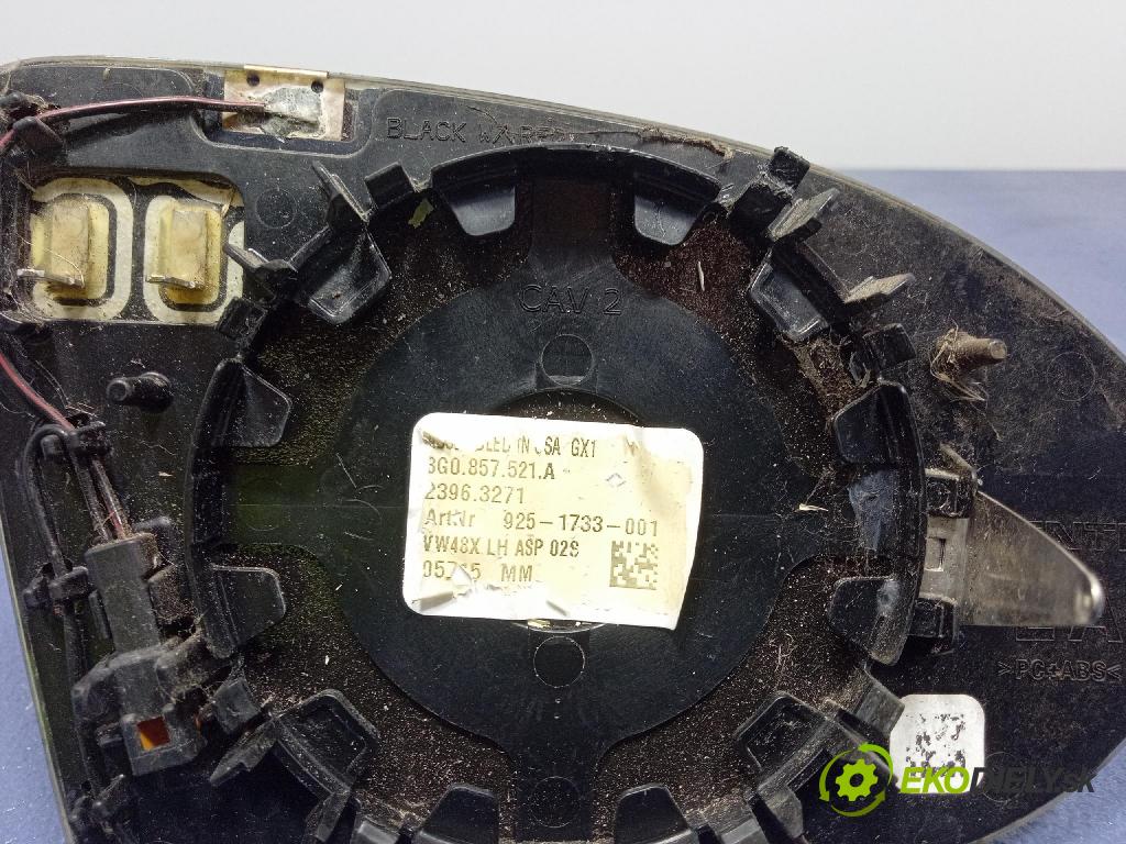 Vw Passat 2015 zpětné zrcátko Vlevo, odjet: 8G0857521A