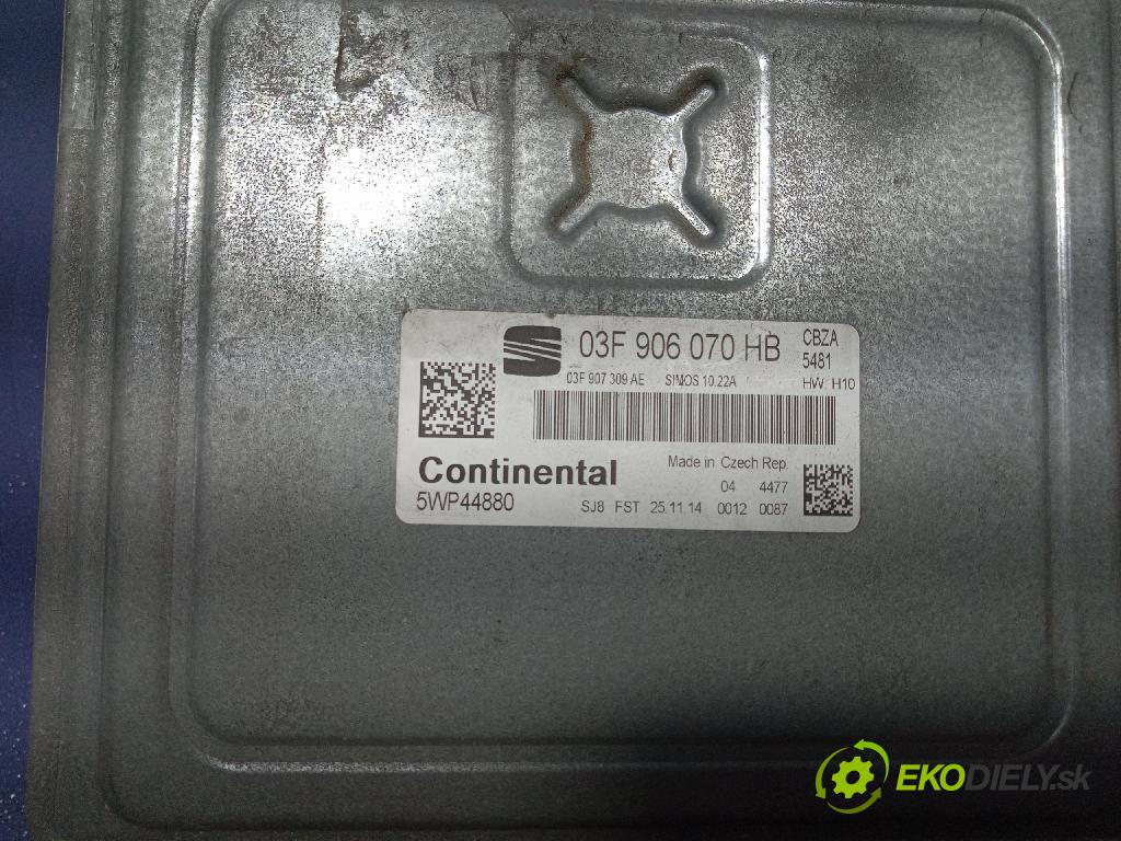 Seat Ibiza 2015 řídící jednotka Motor: 03F906070HB