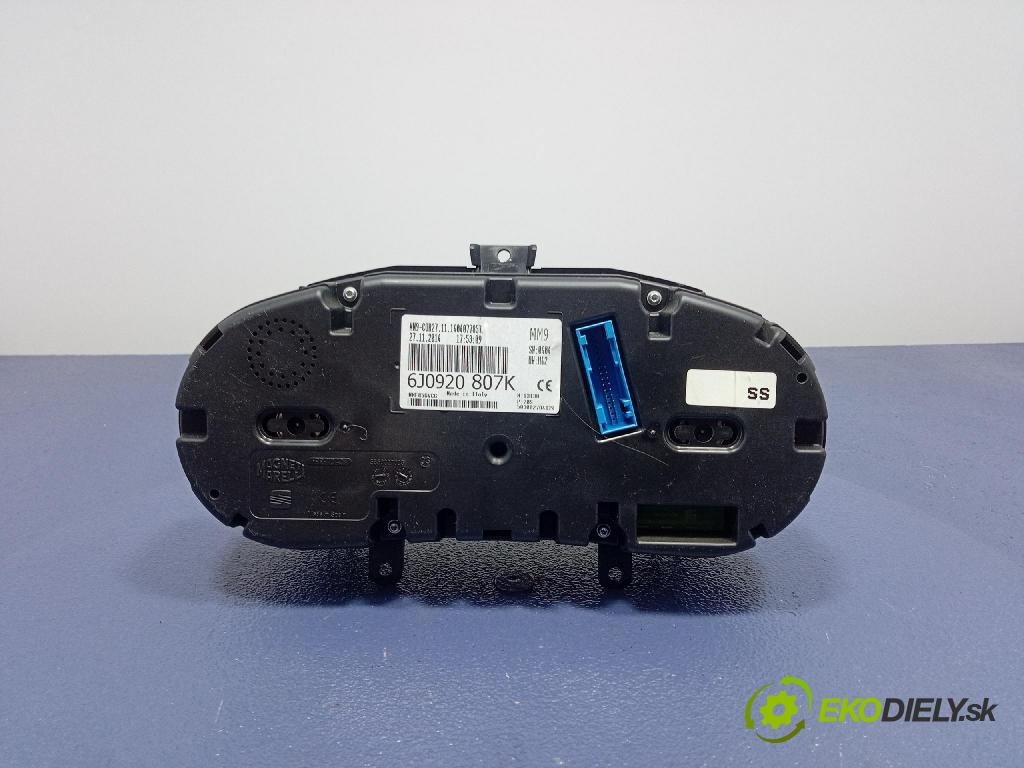 Seat Ibiza 2015 Přístrojová deska 6J0920807K