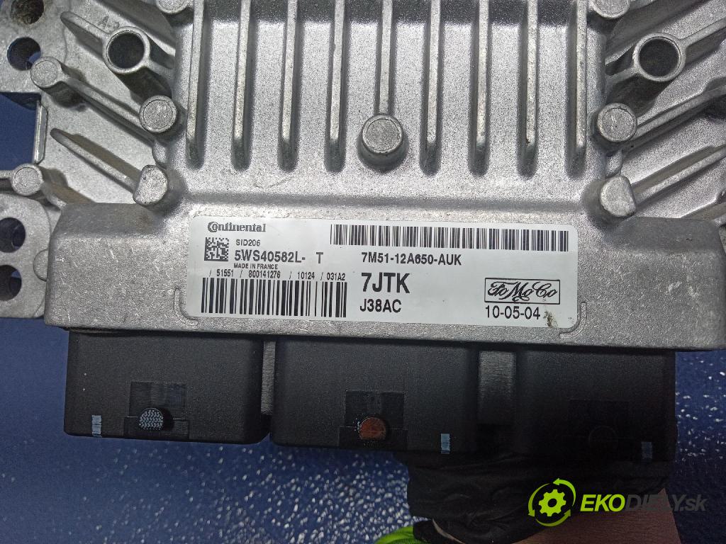 Ford C-max 2010 řídící jednotka Motor: 7M5112A650AUK