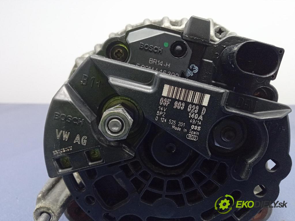 Seat Ibiza 2015 Alternator 03F903023D
