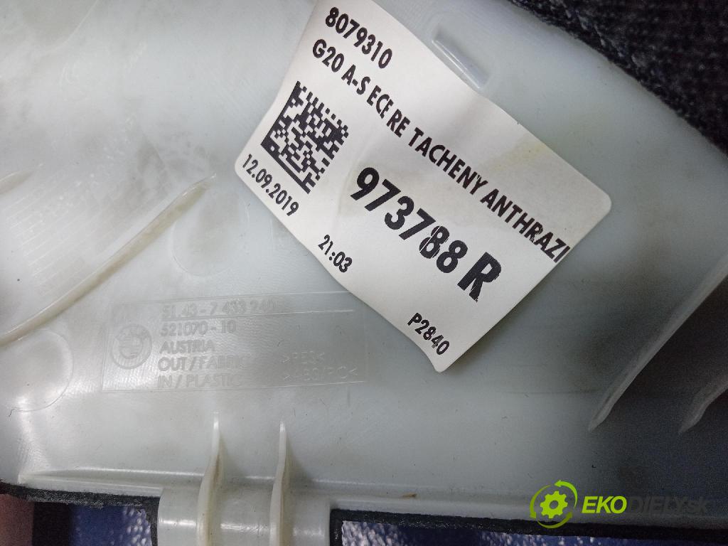 Bmw Seria 3 2019 kryt Plast: Interiéry: 7433240