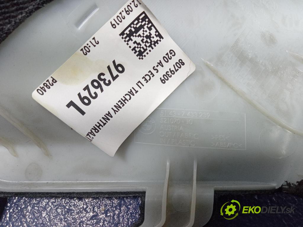 Bmw Seria 3 2019 kryt Plast: Interiéry: 8079309