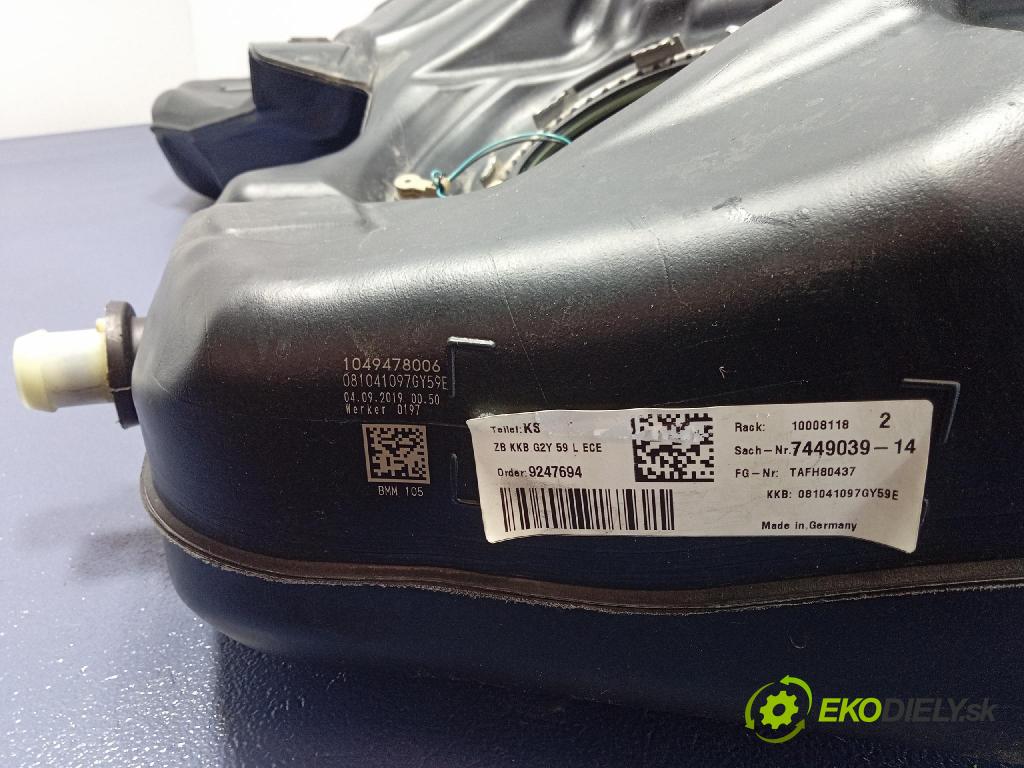 Bmw Seria 3 2019 Nádrž: Paliva: 7449039