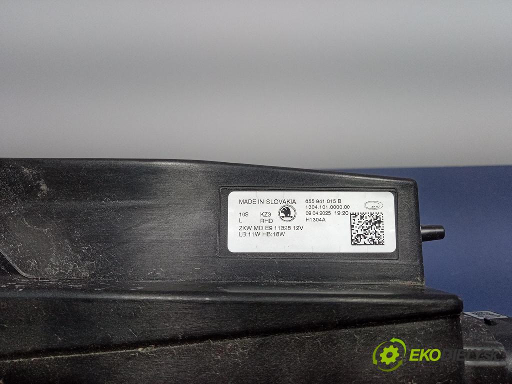 Skoda Kamiq lift 23- 0 světlo Levý: 655941015B