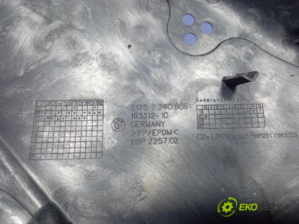 Bmw Seria 3 2019 kryt Plast: podvozek: 7340868