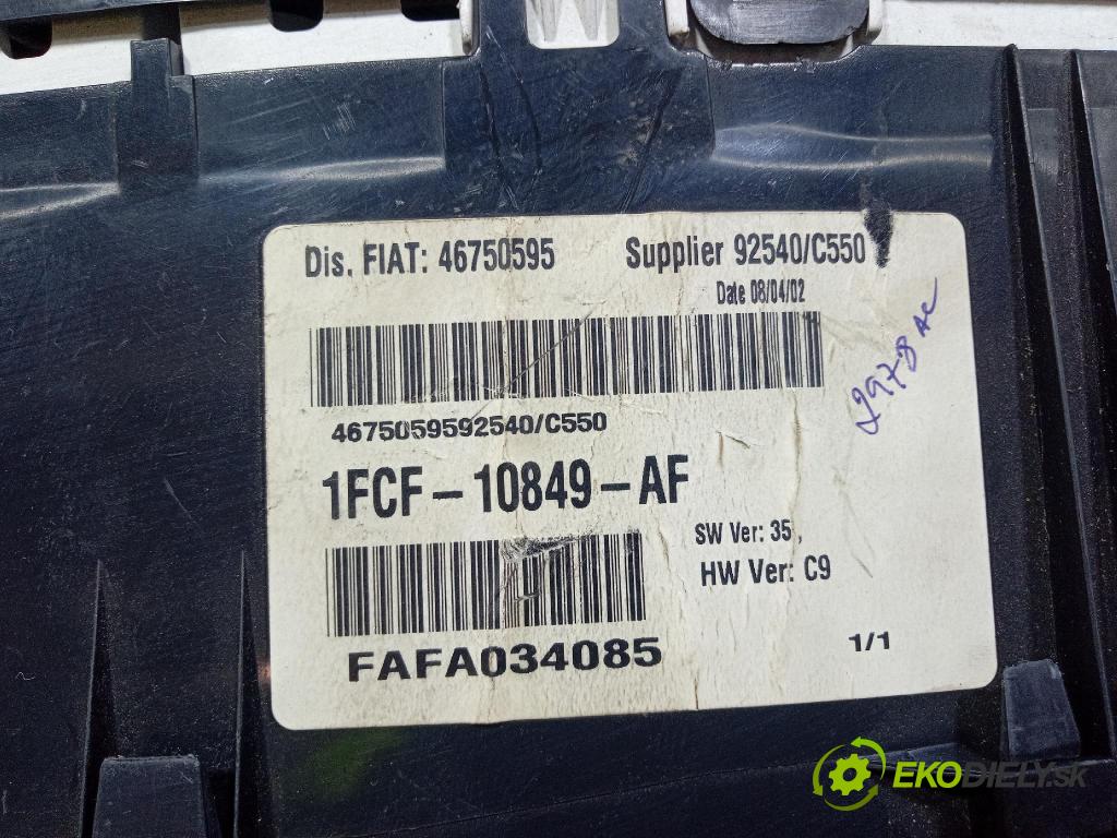 Fiat Stilo 2003 řídící jednotka Motor: 26SA8349