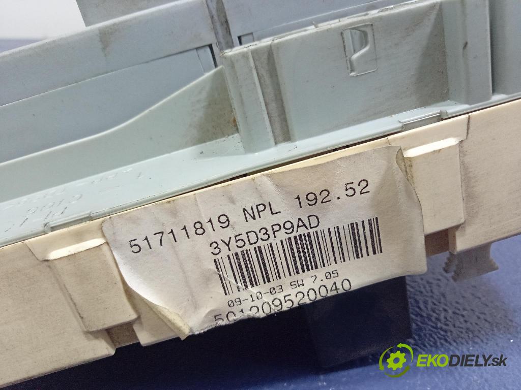 Fiat Stilo 2003 řídící jednotka Motor: 26SA8349