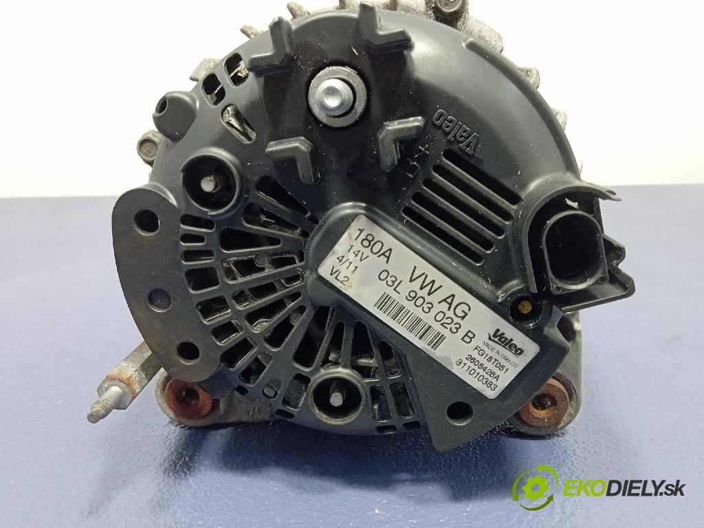 Vw Passat 2011 Alternator 03L903023B