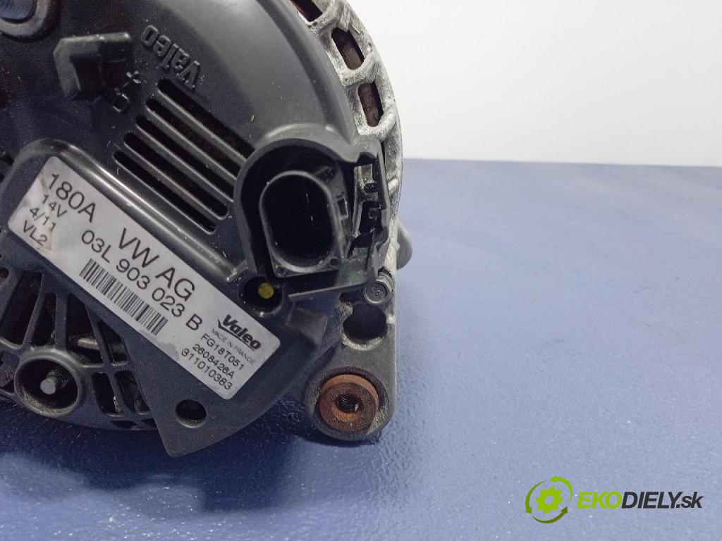 Vw Passat 2011 Alternator 03L903023B