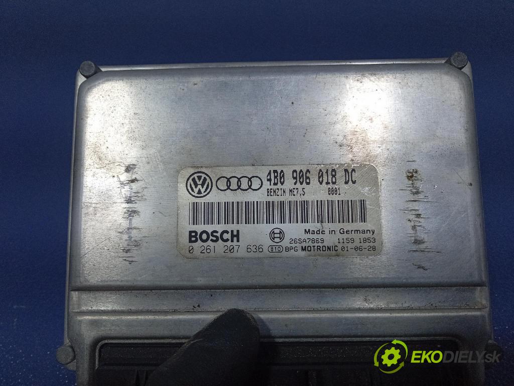 Volkswagen Passat 1.8 2001 řídící jednotka Motor: 4B0906018DC