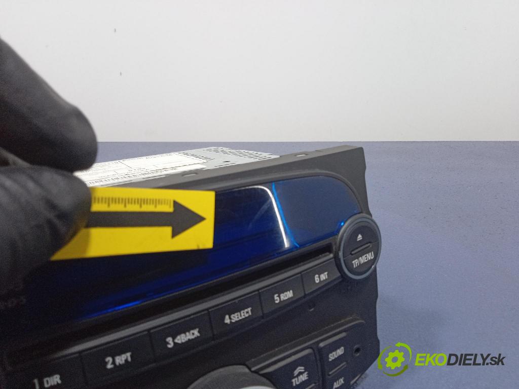 Chevrolet Spark 2011 Radio I Navigace: 95909153