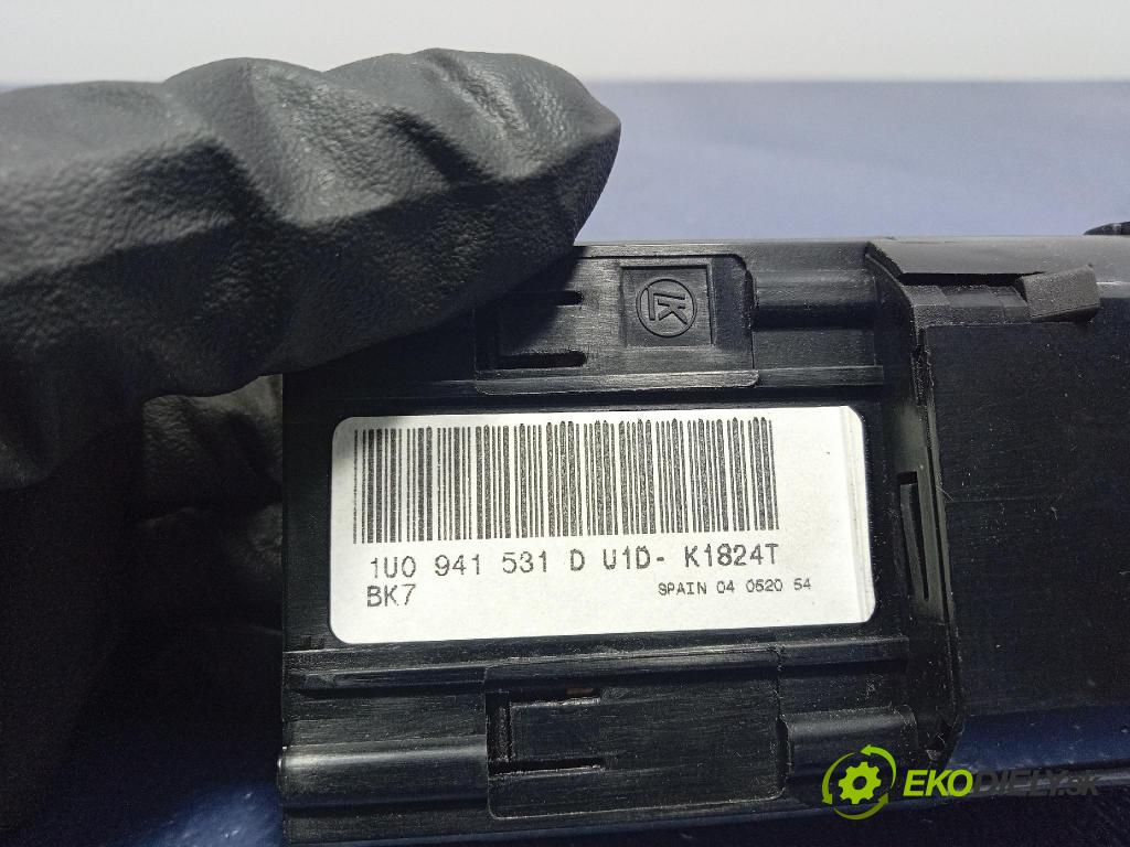 Skoda Octavia 2004 Přepínač Světel: 1U0941531D