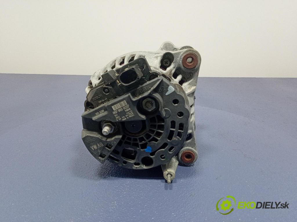 Vw Golf 2011 Alternator 06F903023F