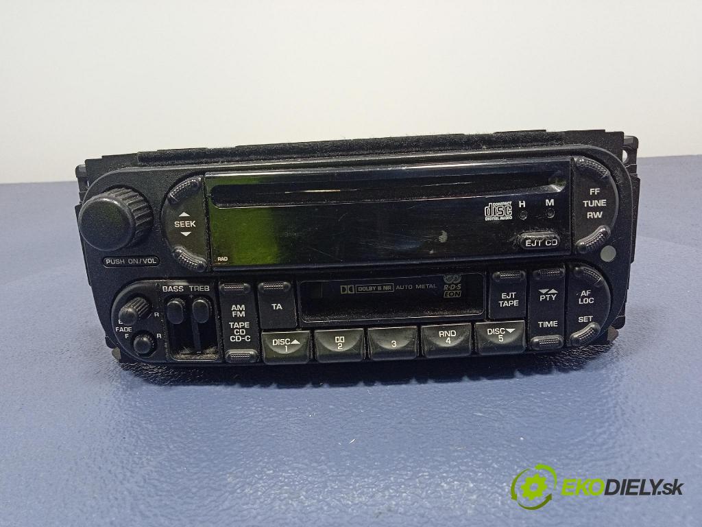 Chrysler Pt cruiser 2003 Radio I Navigace: P05064385AF