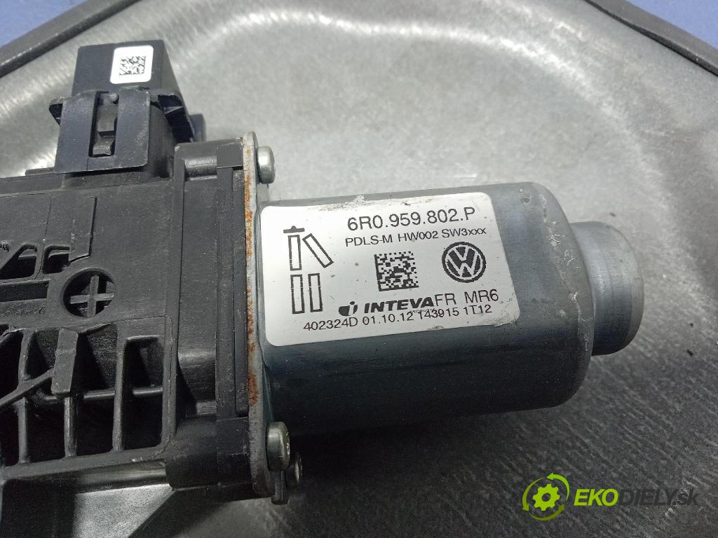 Skoda Fabia 2012 mechanismus stahování Sklenka: před v pravo: 6R0959802P