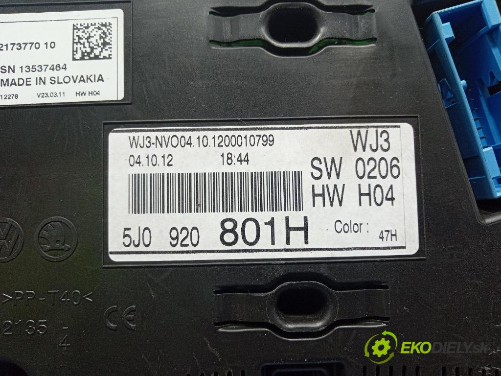 Skoda Fabia 2012 řídící jednotka Motor: 03C906024CE