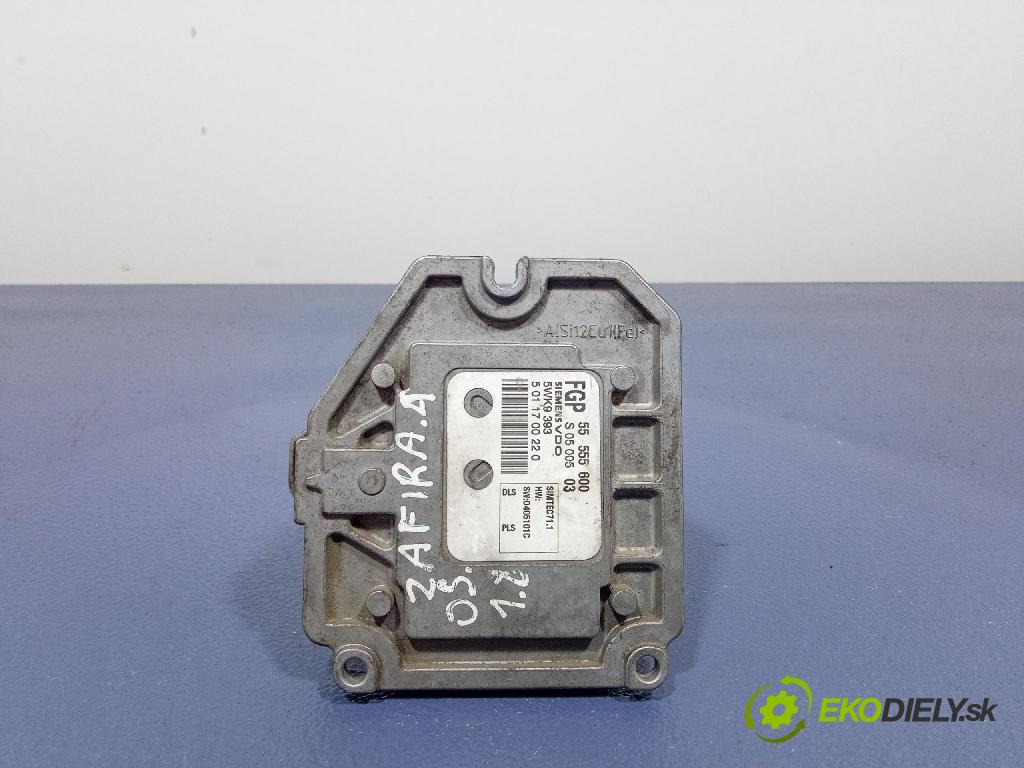 Opel Zafira 2000 řídící jednotka Motor: 55555600