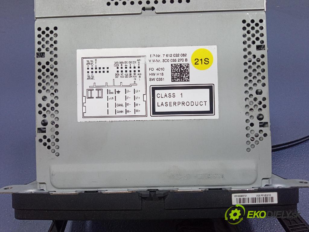 Vw Golf 2011 Radio I Navigace: 3C0035270B