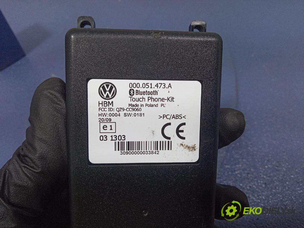 Vw Golf 2011 řídící jednotka Bluetooth: / Telefonu: 000051473A