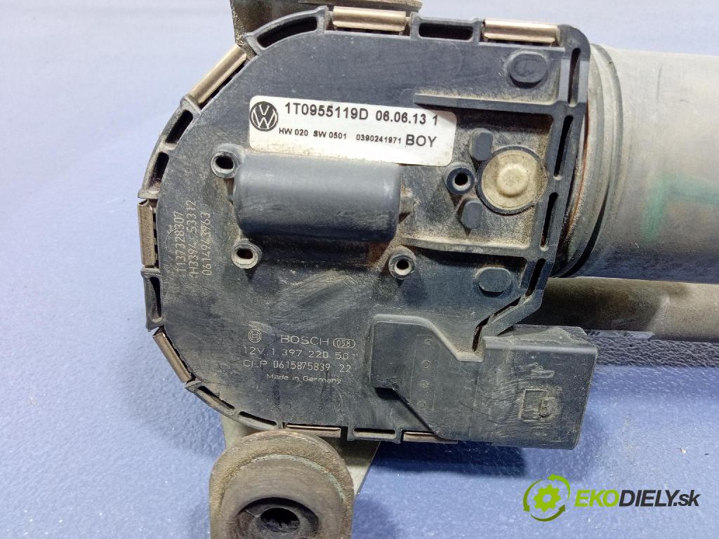 Vw Touran 2006 mechanismus motorek Stěrače: před 1T0955023G