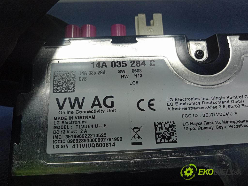 Skoda Elroq 50 2025 řídící jednotka 14A035284C