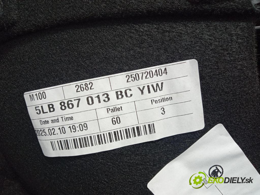 Skoda Elroq 50 2025 Čalounictví: dvere Predné ľavá 5LB867013BC