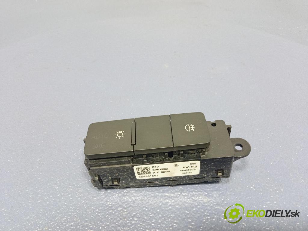 Skoda Elroq 50 2025 prepínač svetiel 5E4941501