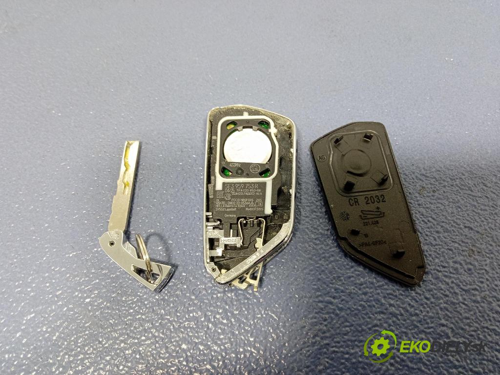 Skoda Elroq 50 2025 Spínač zapaľovania: 5E3959753R