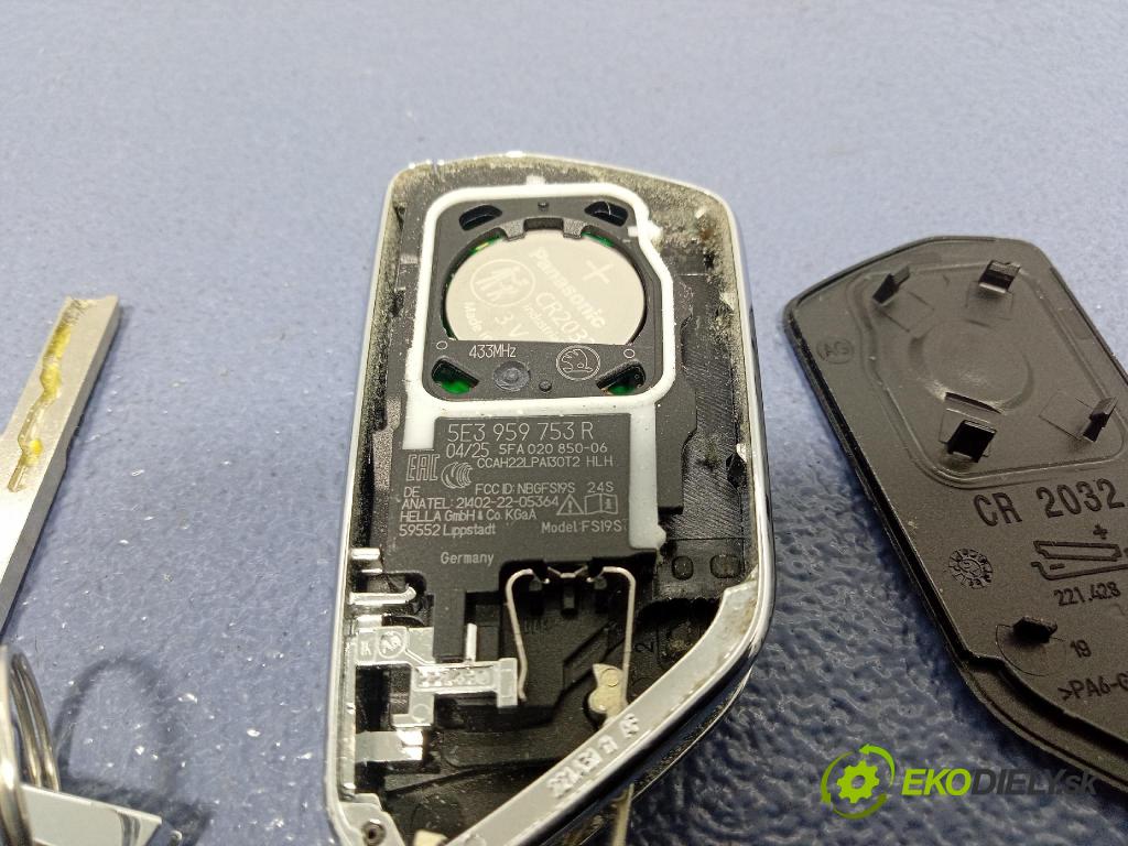 Skoda Elroq 50 2025 Spínač zapaľovania: 5E3959753R