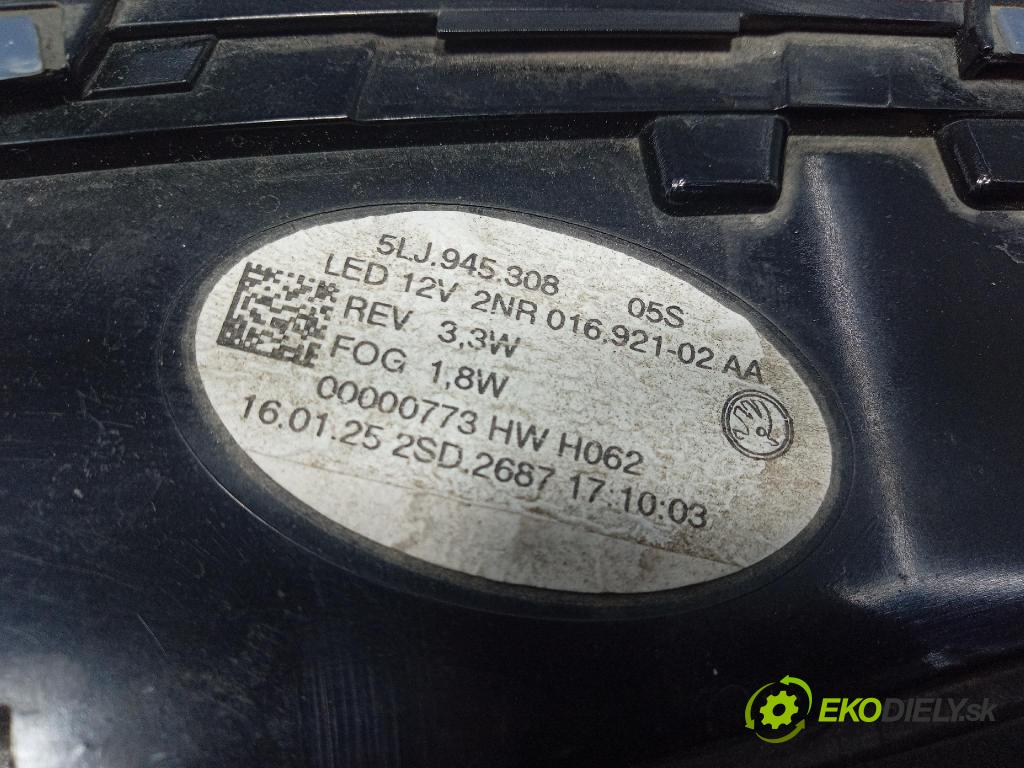 Skoda Elroq 50 2025 svetlo / reflektor zad Prava: Vnútri: 5LJ945308