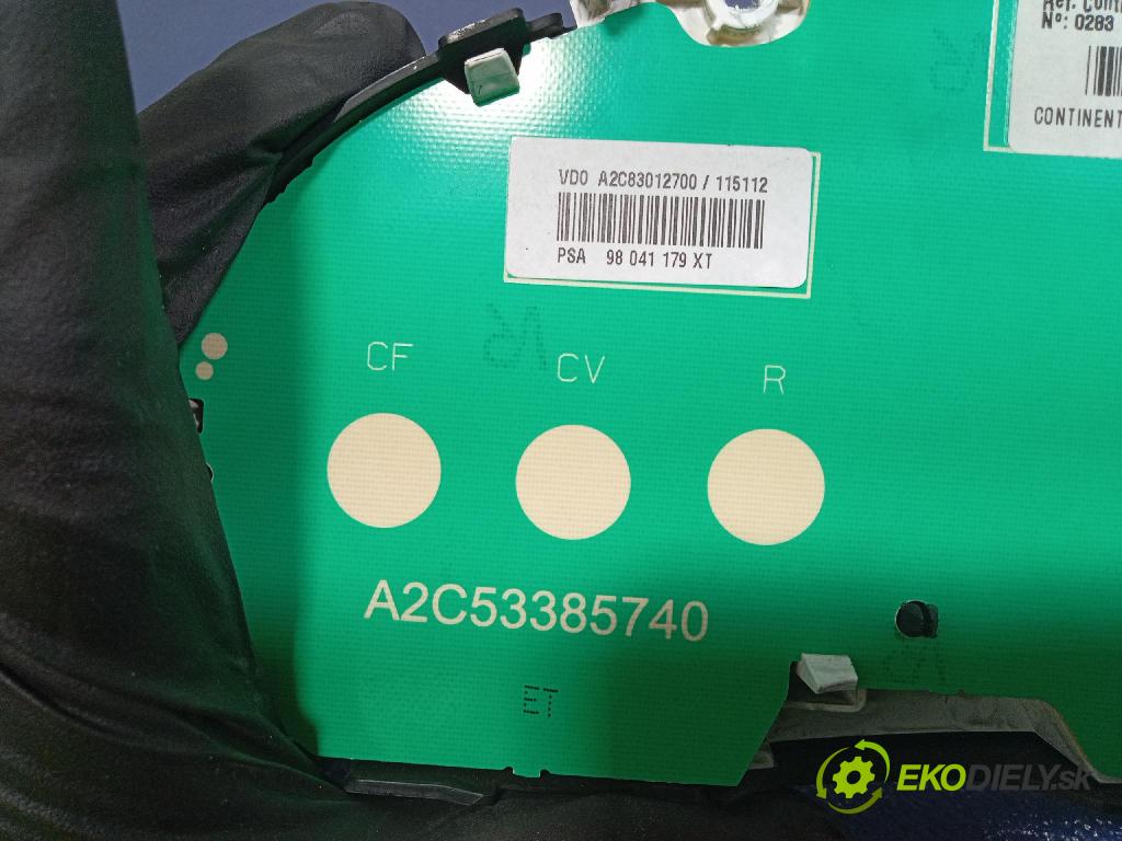 Citroen C3 2014 Přístrojová deska 98041179XT