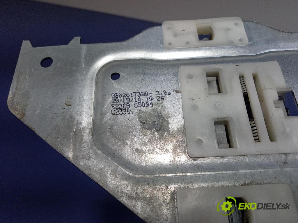 Citroen C3 2014 mechanismus stahování Sklenka: před v pravo: 9802617380