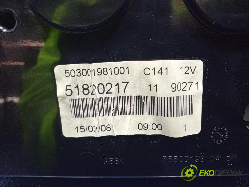 Fiat Bravo 2008 prístrojovka/ budíky 51820217