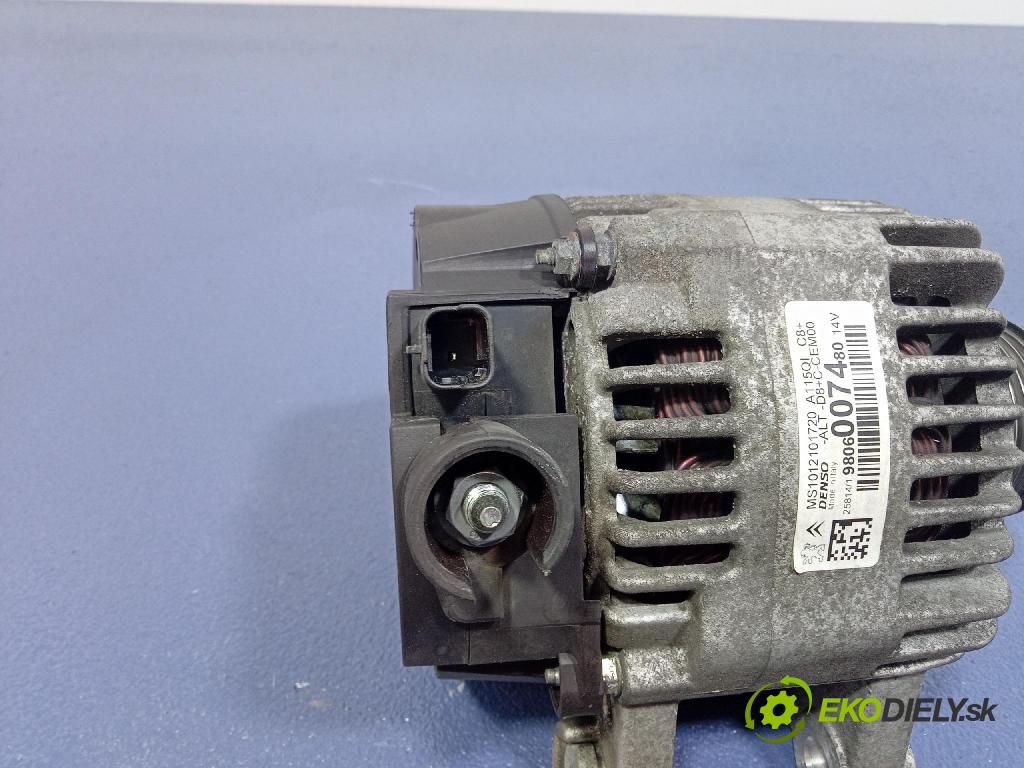 Citroen C3 2014 Alternator 9806007480