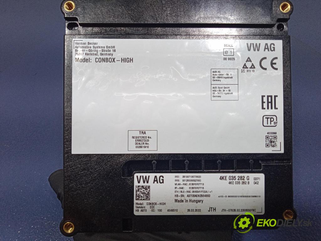 Audi SQ8 2022 řídící jednotka 4KE035282G