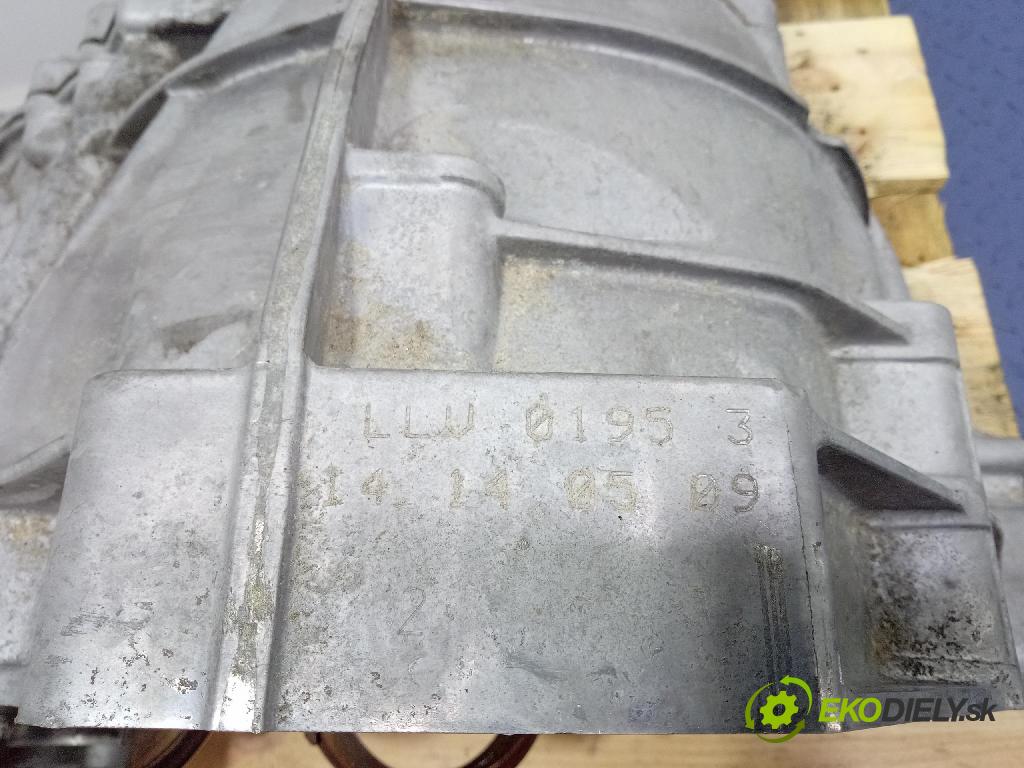 Audi A4 2009 převodovka Ozubené kola: Manualna LLV