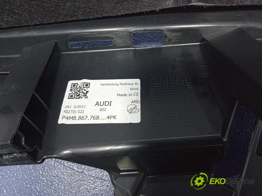 Audi SQ8 2022 kryt Plast: Interiéry: 4M8867768