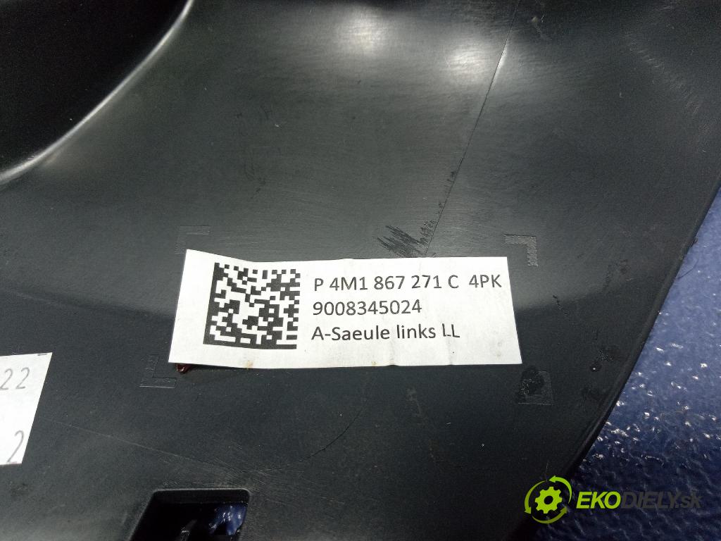 Audi SQ8 2022 kryt Plast: Interiéry: 4M1867271C