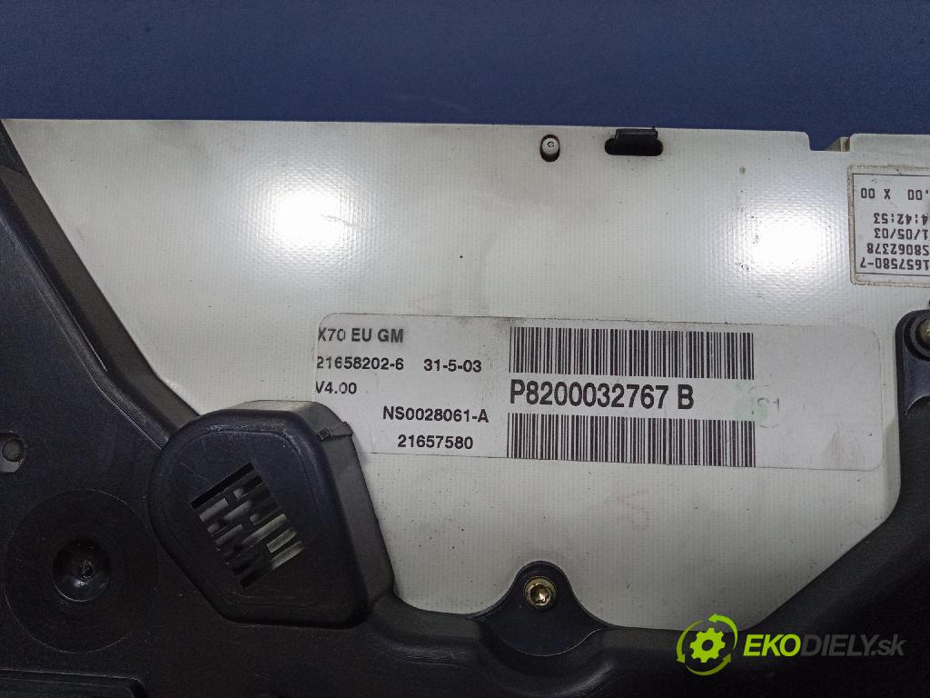 Opel Movano 2003 Přístrojová deska 8200032767