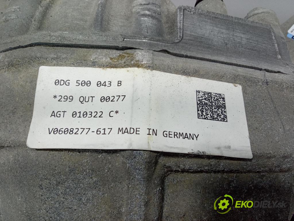 Audi SQ8 2022 diferenciál Tylny 0DG500043B
