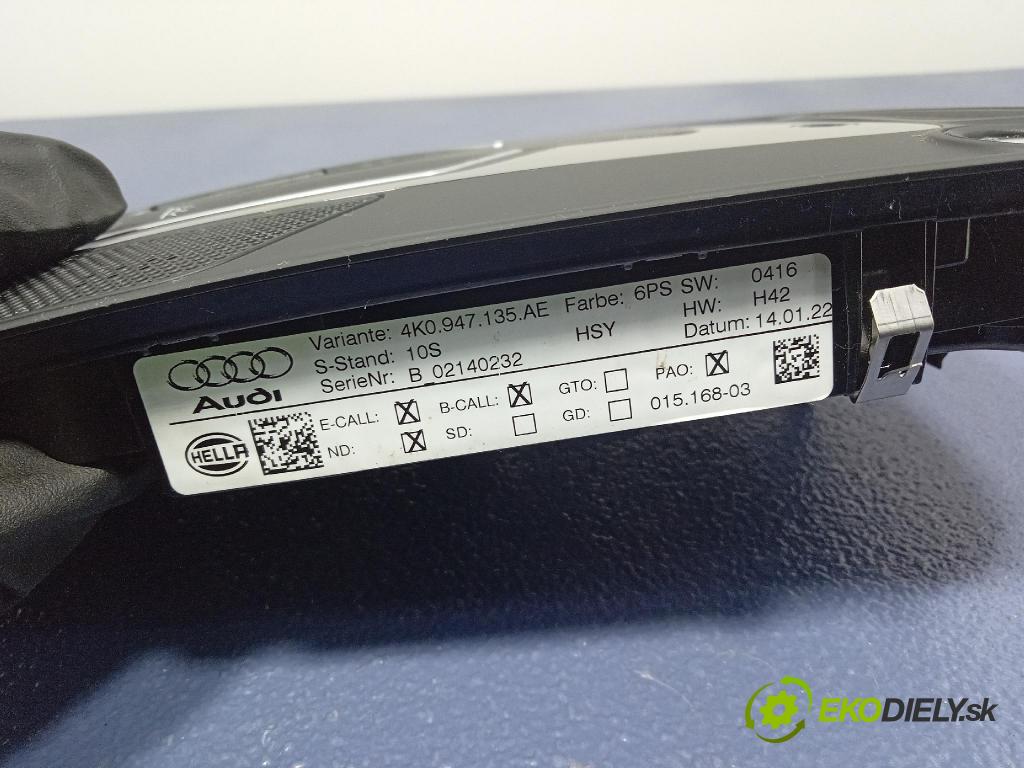 Audi SQ8 2022 Svietidlá: Vnútri: 4K0947135AE