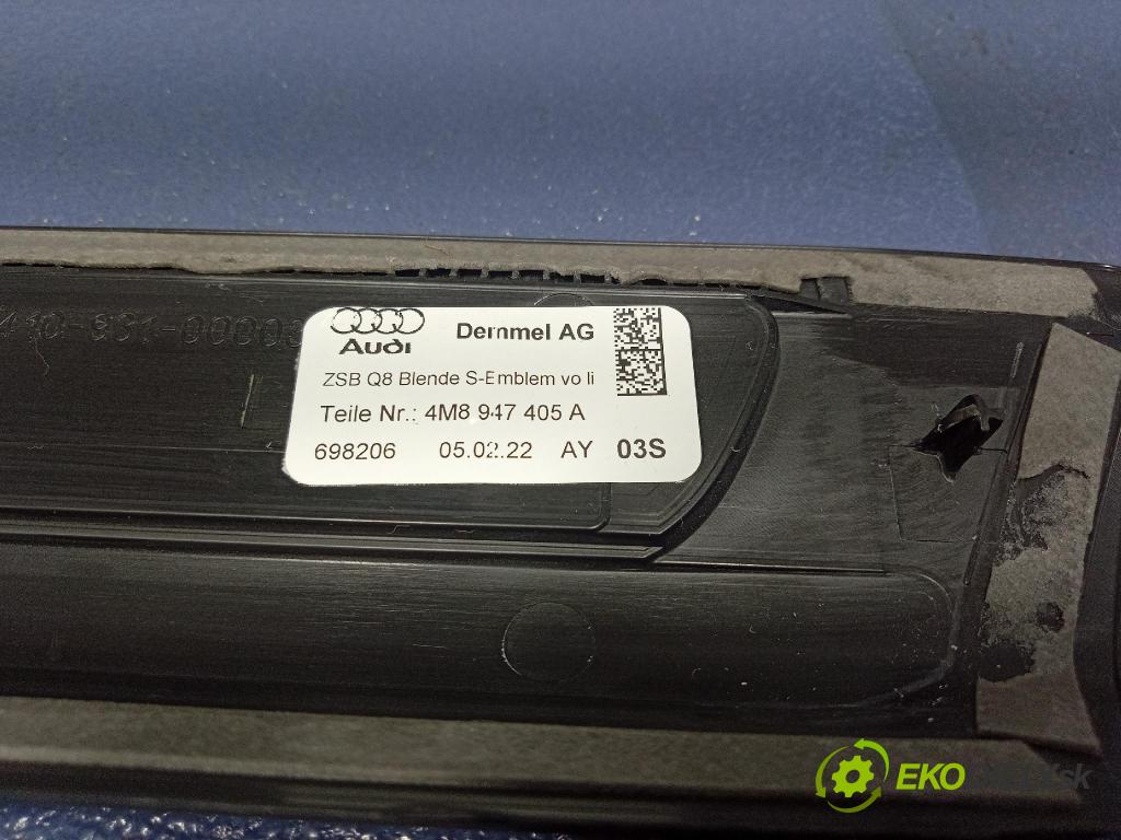 Audi SQ8 2022 lišta Práh: 4M8947405A