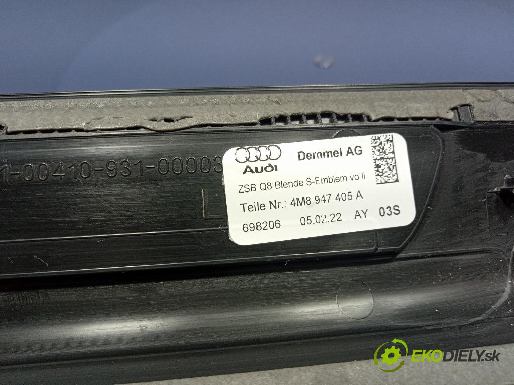 Audi SQ8 2022 lišta Práh: 4M8947405A