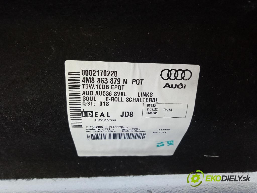 Audi SQ8 2022 Čalounictví: kufra: 4M8863879N