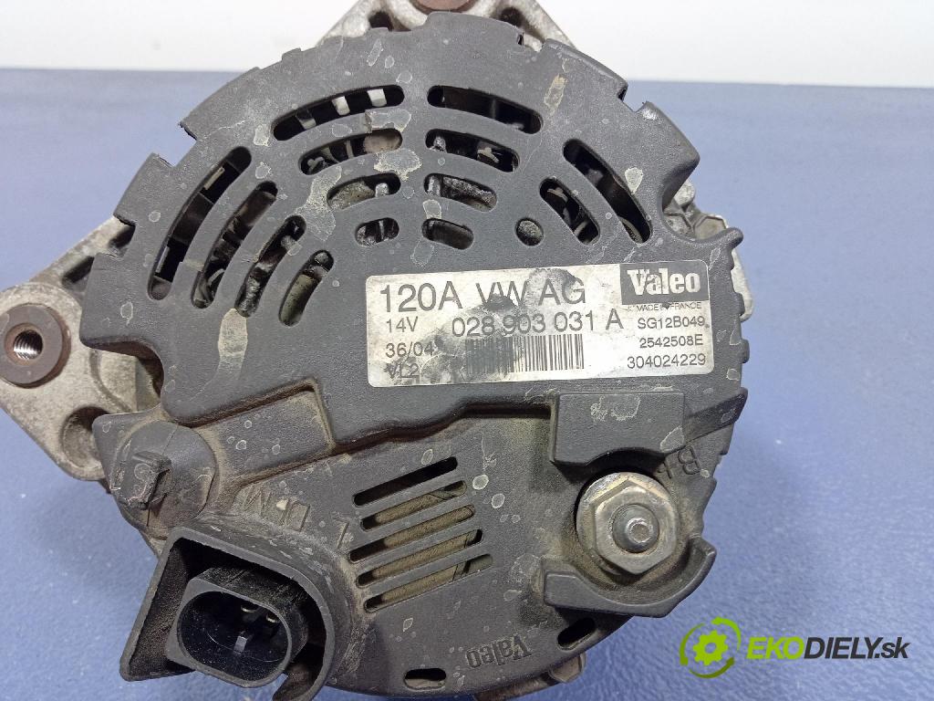 Vw Passat 2004 Alternator 028903031A